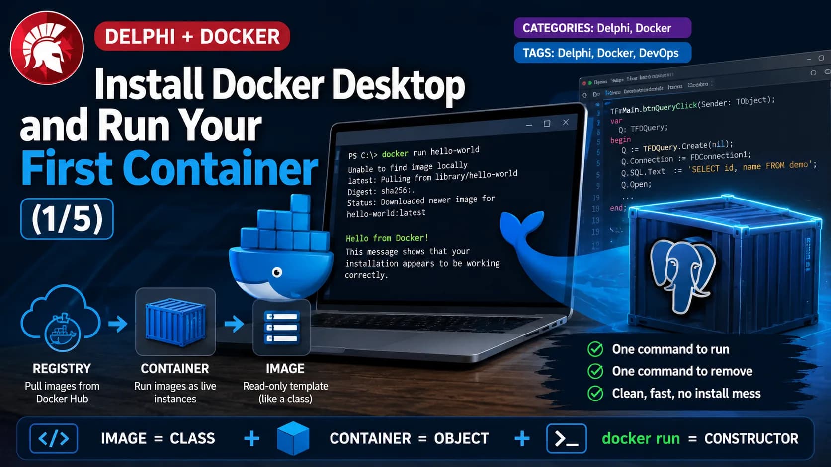 Install Docker Desktop and Run Your First Container (1/5)