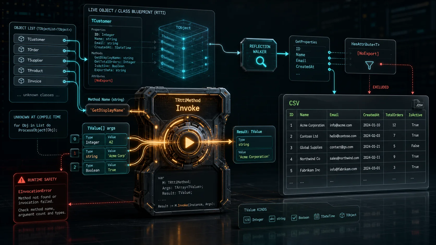 RTTI Part 3: Invoking Methods — and a Real Tool