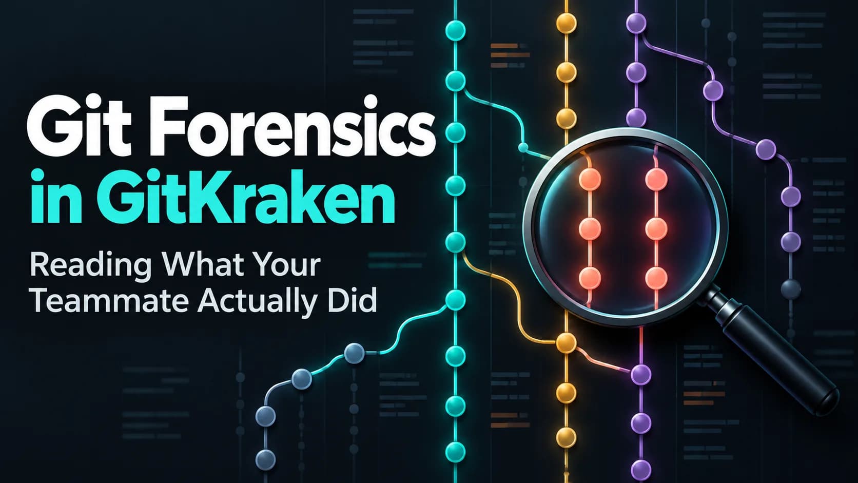 Git Forensics in GitKraken: Reading What Your Teammate Actually Did