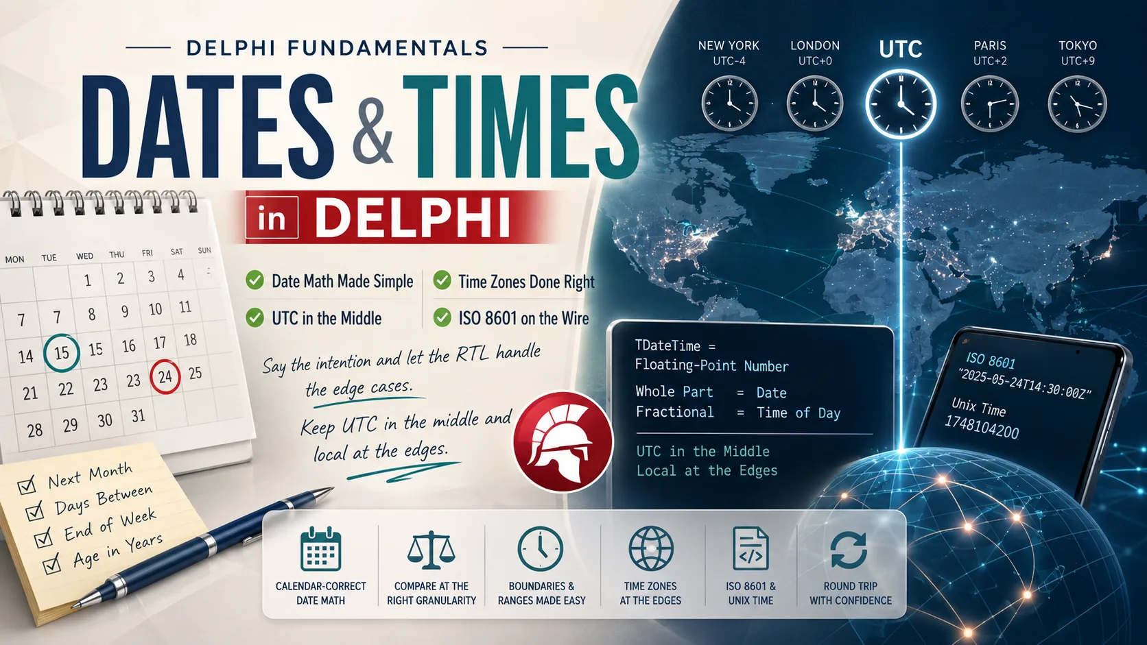 Datum und Uhrzeit in Delphi